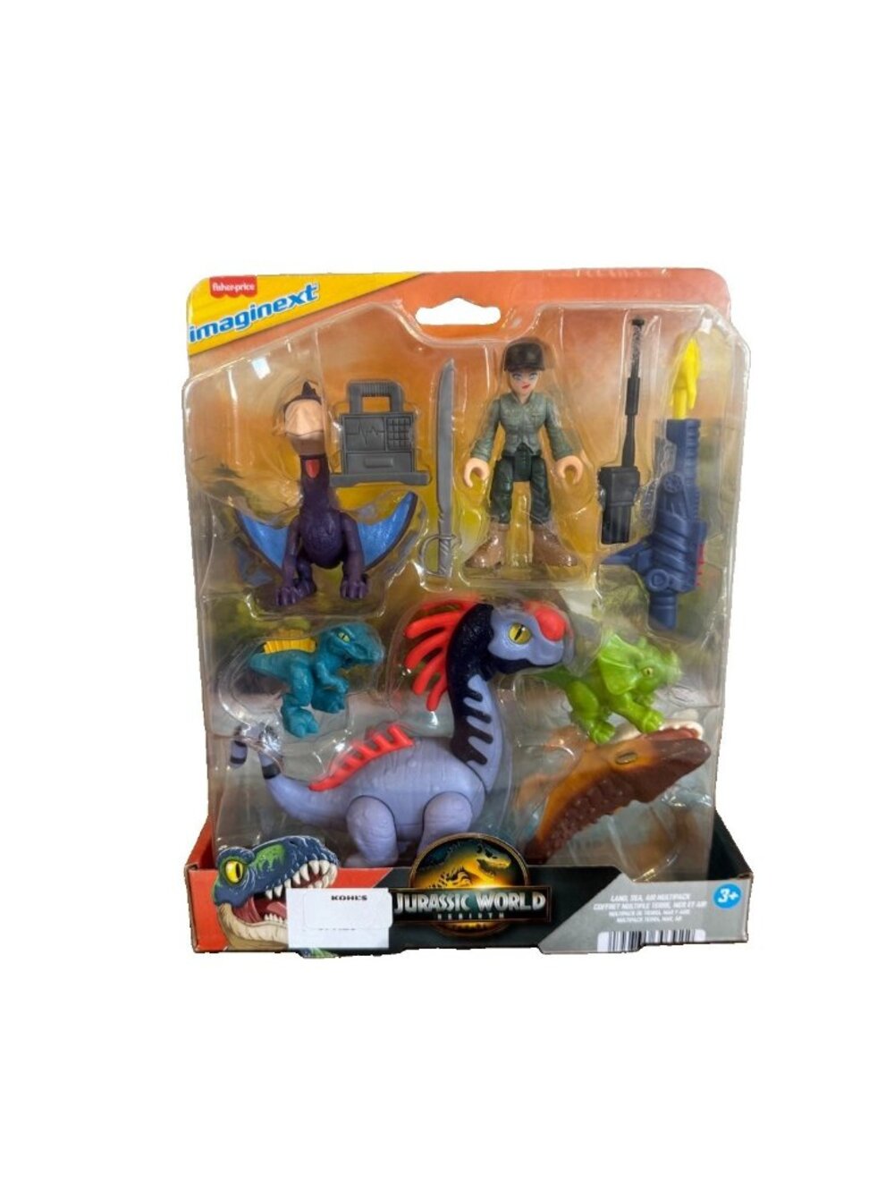 Fisher Price - Jurassic World: Rebirth Imaginext Land, Sea, Air Multipack Dinos